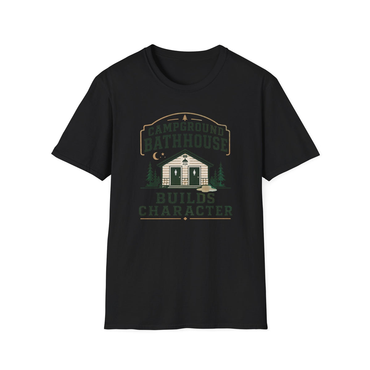 Campground Bathhouse Builds Character