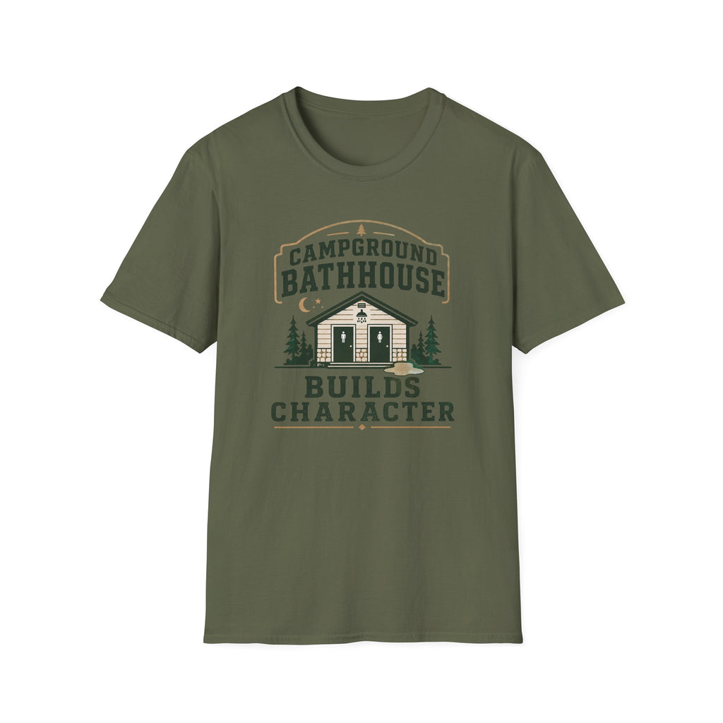 Campground Bathhouse Builds Character