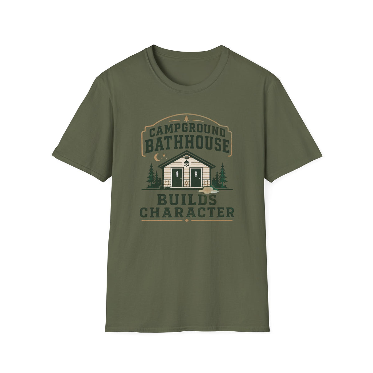 Campground Bathhouse Builds Character