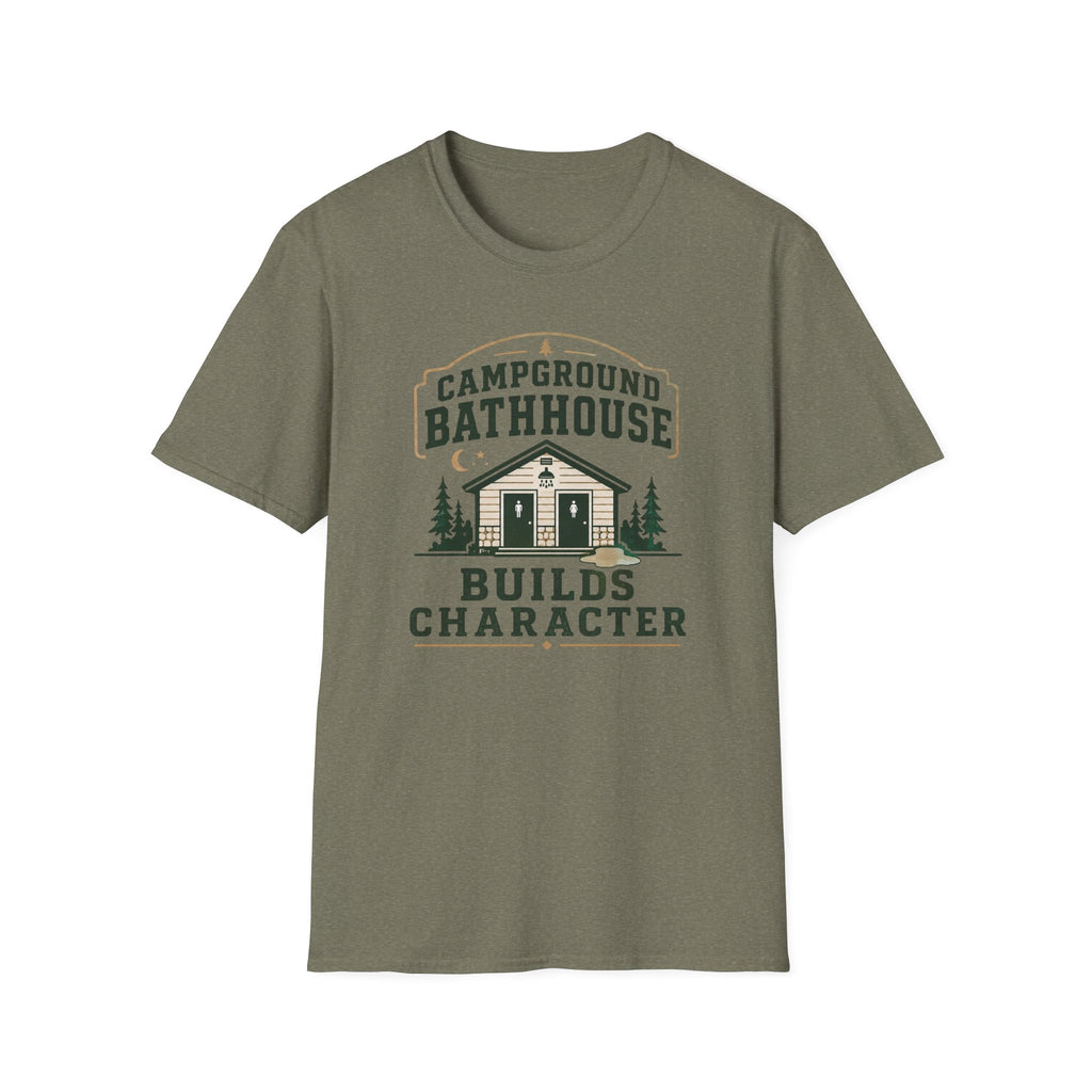 Campground Bathhouse Builds Character