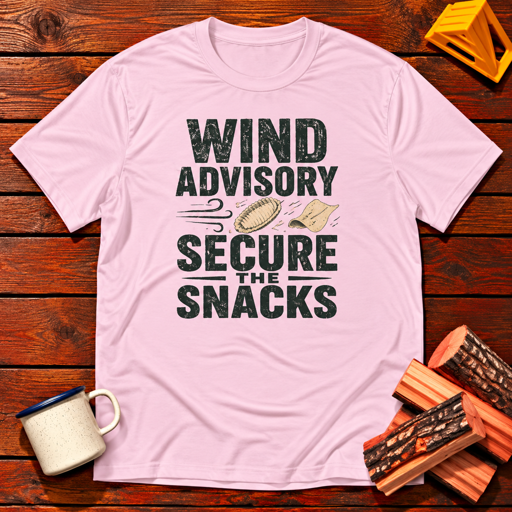 Wind Advisory - Secure The Snacks T-Shirt