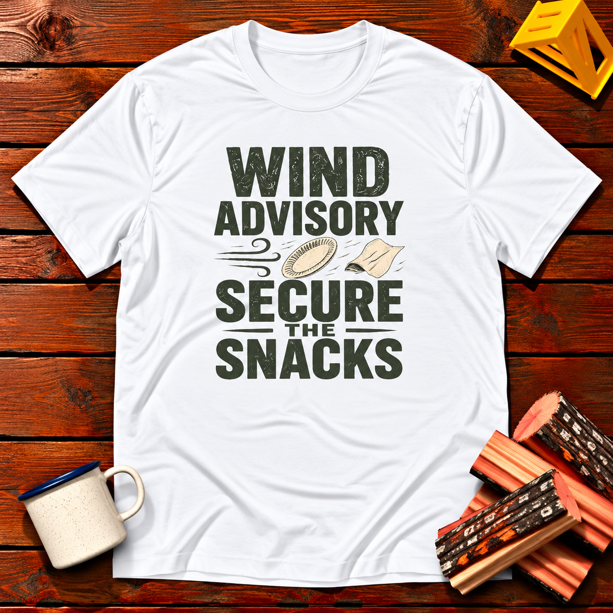 Wind Advisory - Secure The Snacks T-Shirt