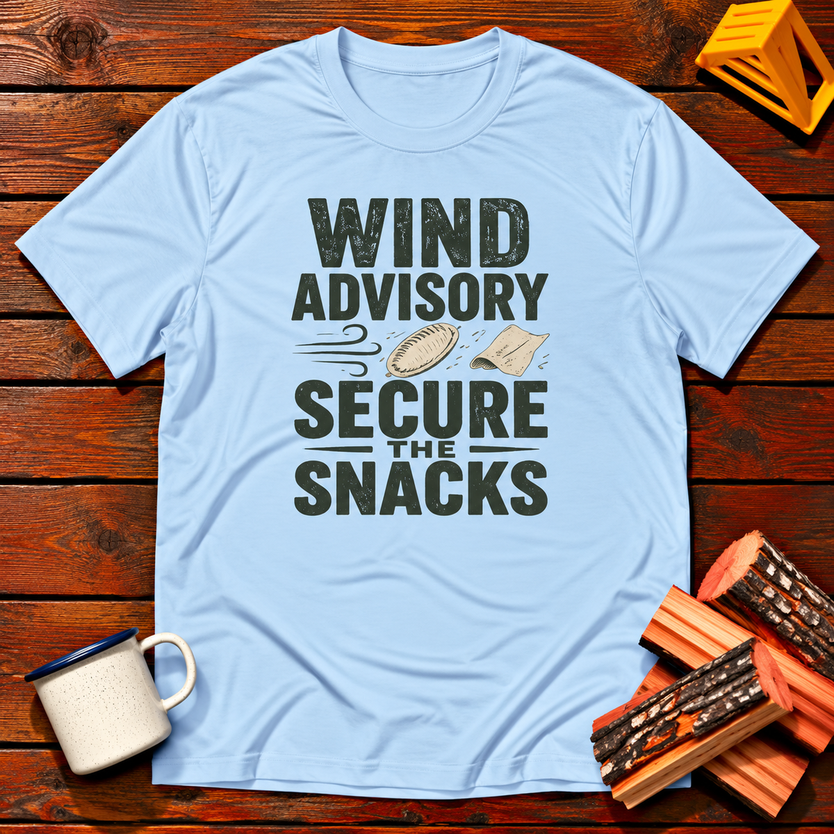 Wind Advisory - Secure The Snacks T-Shirt