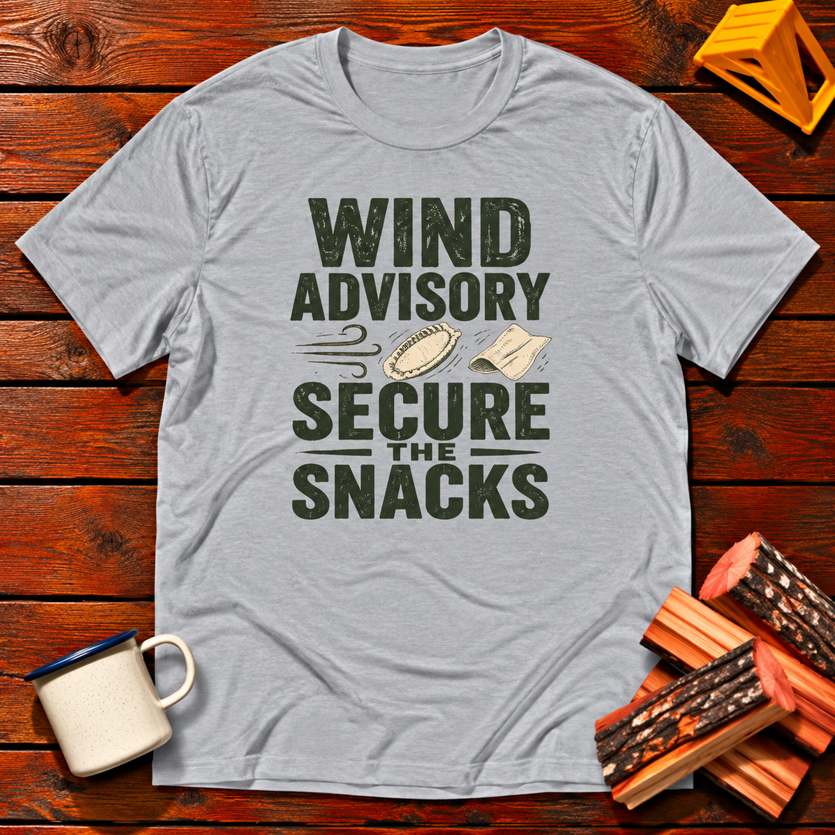 Wind Advisory - Secure The Snacks T-Shirt