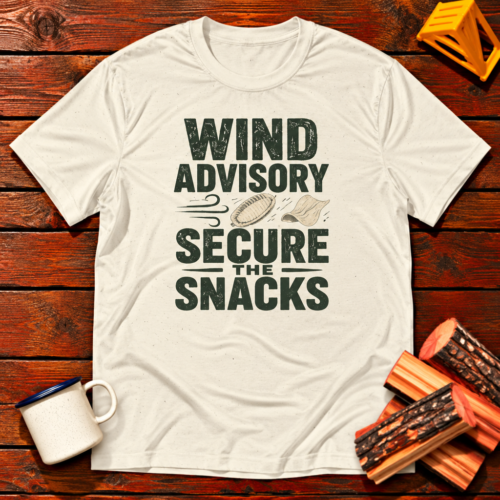 Wind Advisory - Secure The Snacks T-Shirt