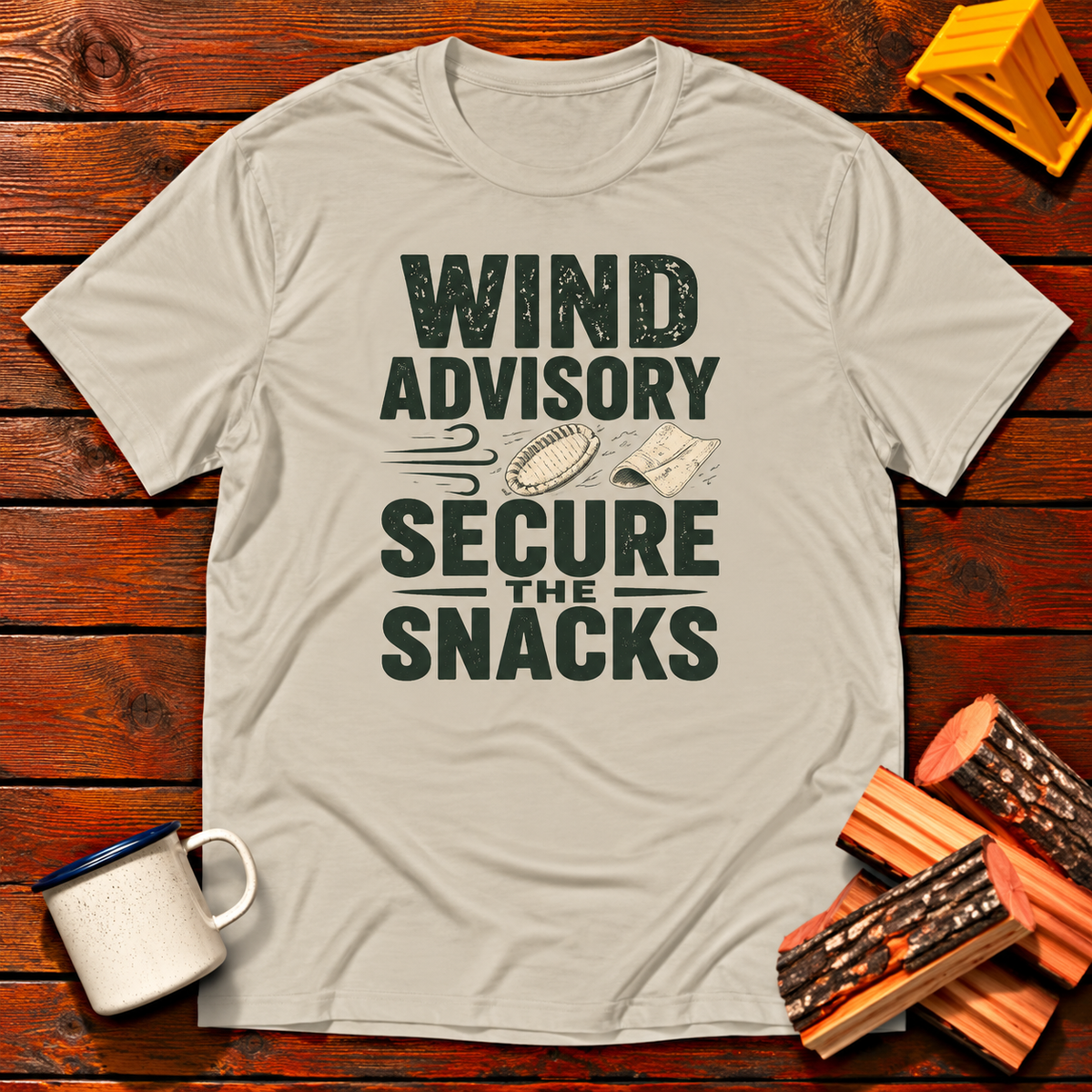 Wind Advisory - Secure The Snacks T-Shirt